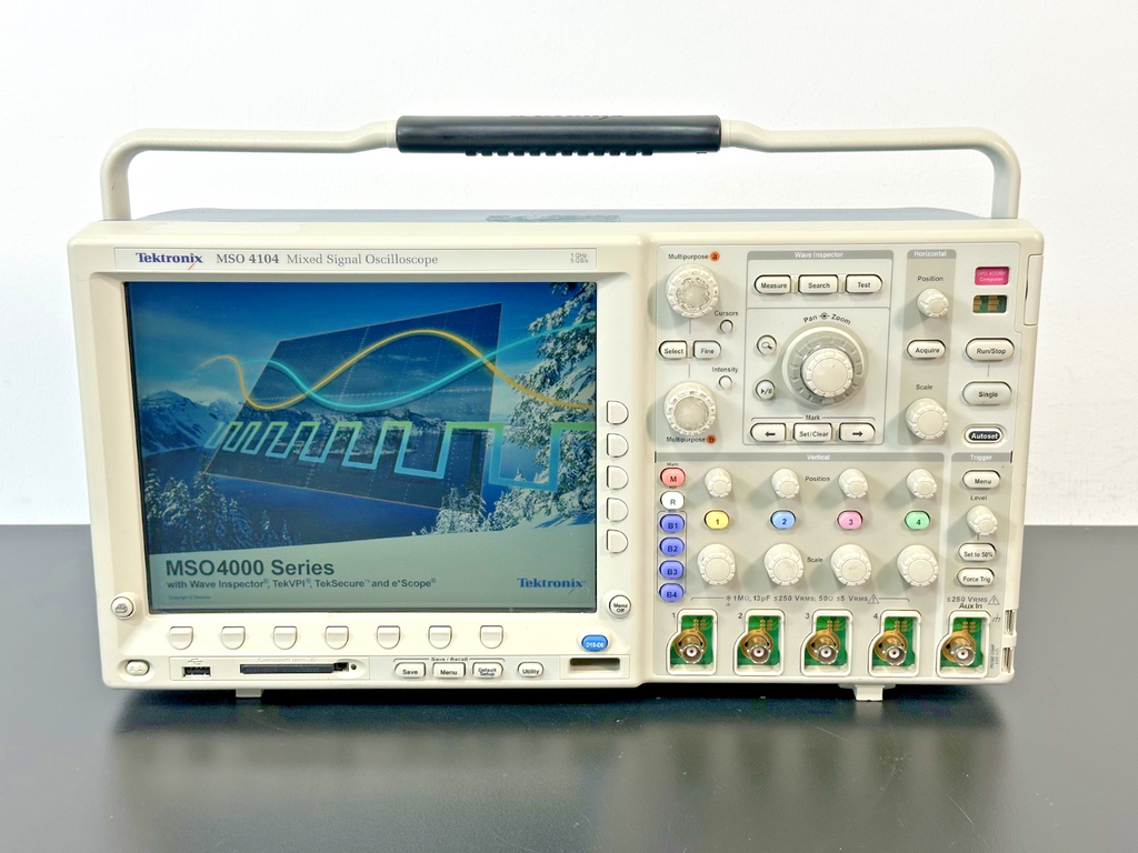Tektronix MSO4104 1GHz 5GS/s Mixed Signal Oscilloscope w/ DPO4COMP Working0