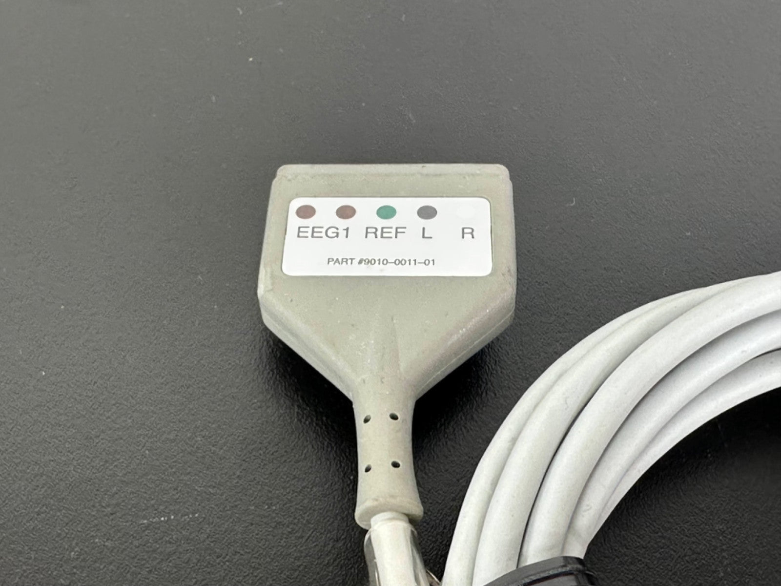MECTA Safety Monitor Cable Part # 9010 0011 01 ECG EEG Trunk Lead Wire Gray1