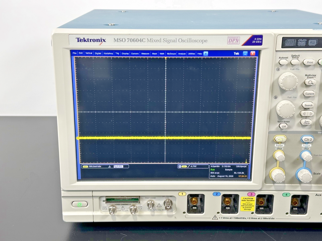 Tektronix MSO70604C 6GHz 25GS/s Mixed Signal Oscilloscope w/ P6780 Kit Working4