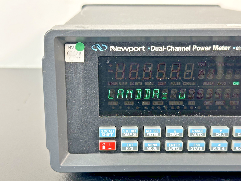 Newport 2832 C Dual Channel Optical Power Meter Working1