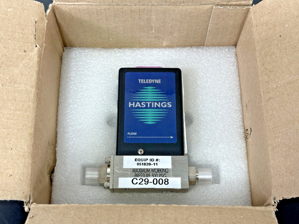 Teledyne Hastings HFC 202 Mass Flow Controller 500 SCCM Oxygen Used Untested0