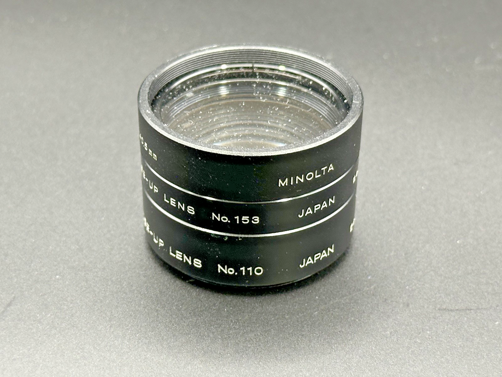 Minolta Close Up Lens No. 110 135 153 40.5mm Japan2