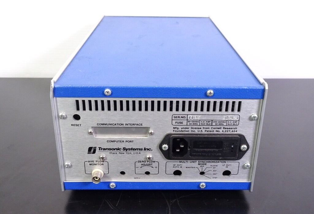 Transonic Systems, T106 Flowmeter Unit3