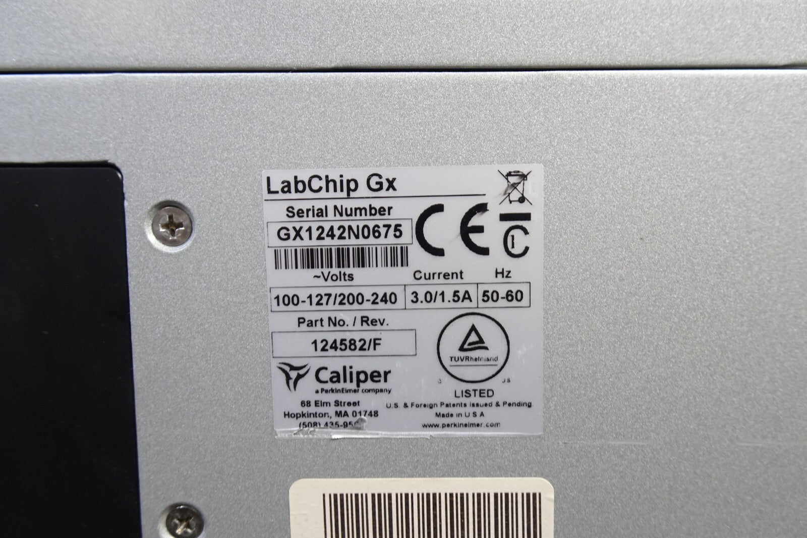 Caliper Life Sciences LabChip GX Automated Electrophoresis System7