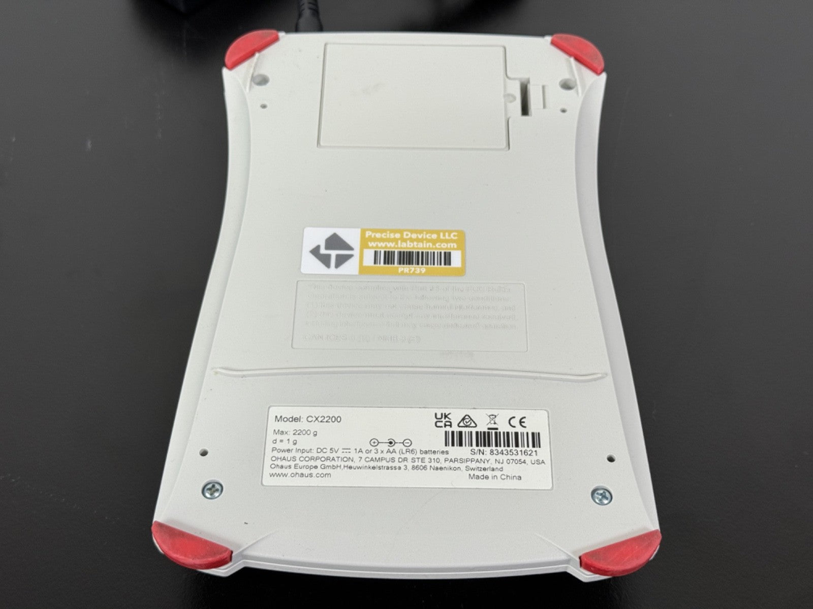Ohaus Compass CX2200 Digital Scale 2200g x 1g w/ Adapter3