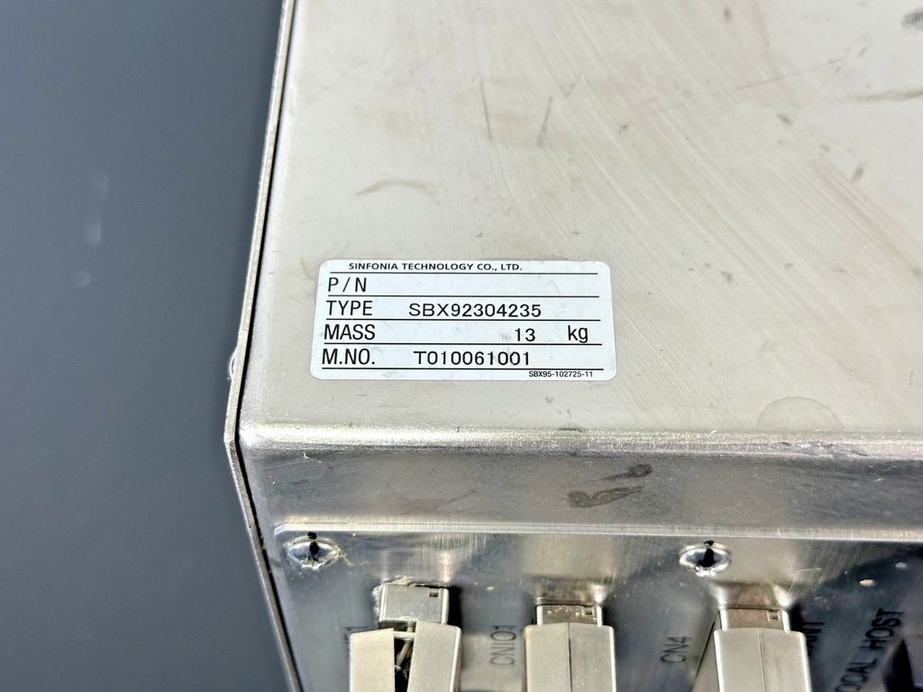Sinfonia Technology SBX92304235 TR2 Robot Controller Parts/Repair5