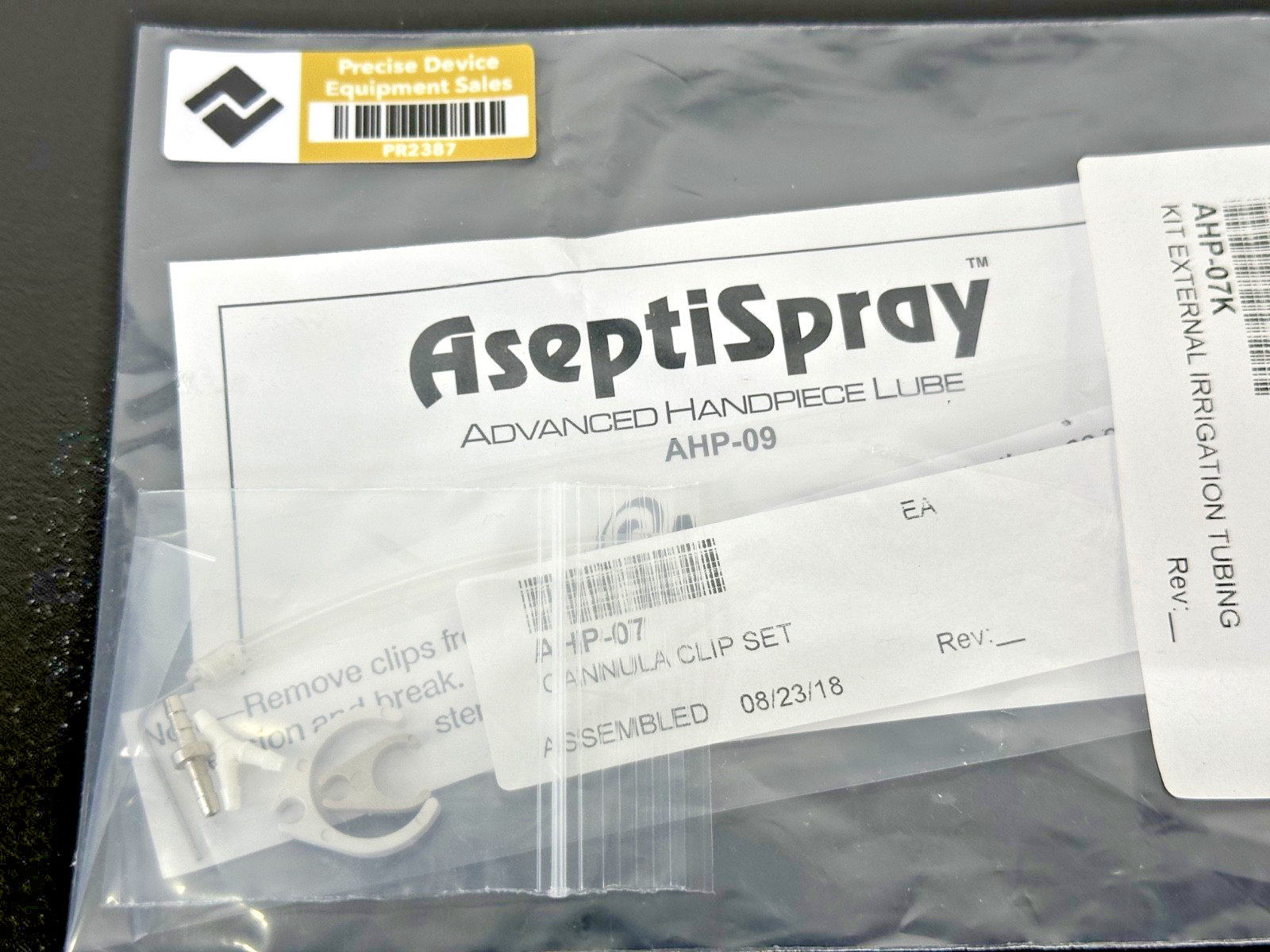 AseptiSpray AHP 07K External Irrigation Tubing Kit AHP 09 New1