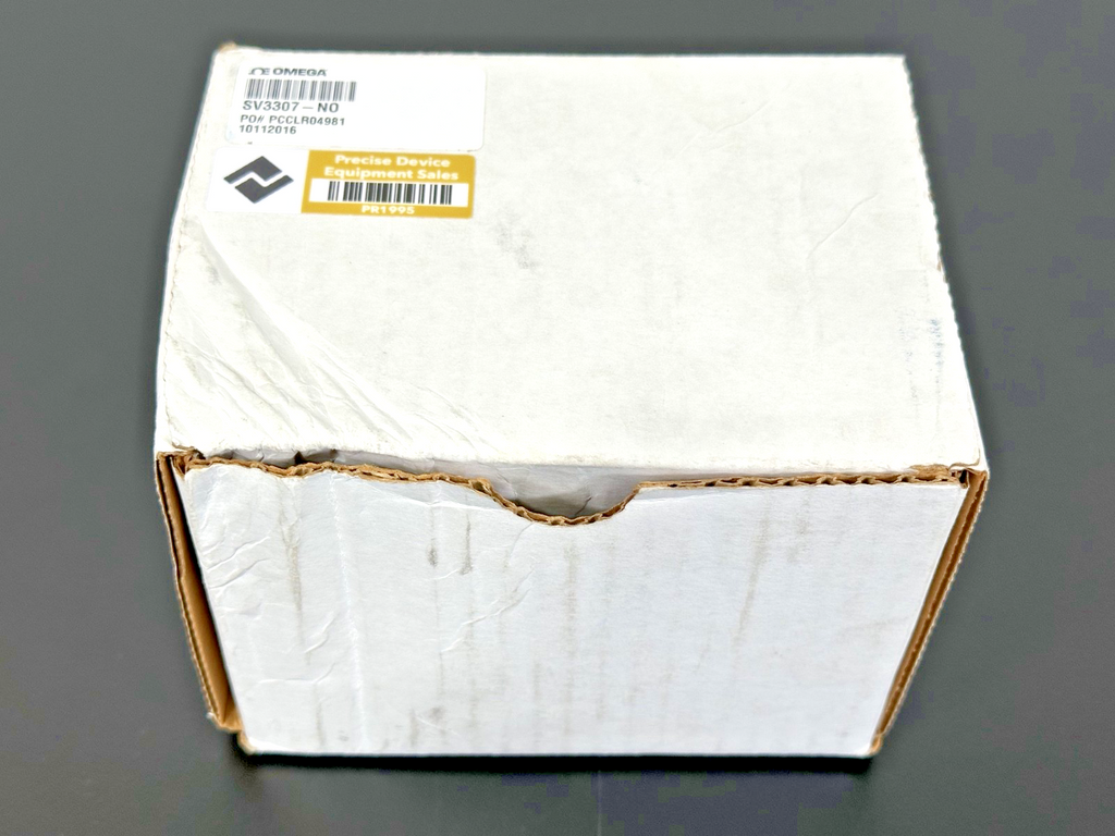 Omega SV3307 NO 2 Way Normally Open Brass Solenoid Valve 1/4" NPT New Open Box1
