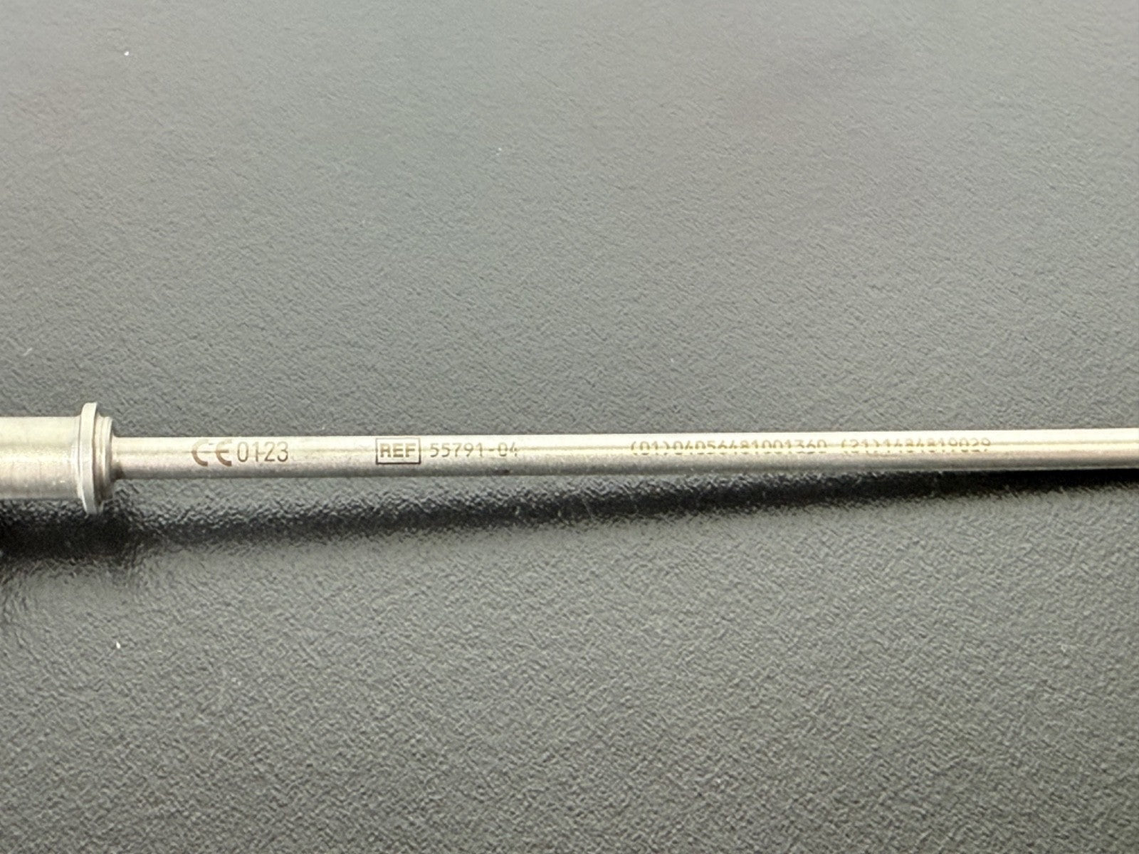 Brainlab REF 55791 04 Angled Suction Tube CE0123 Stainless Germany2