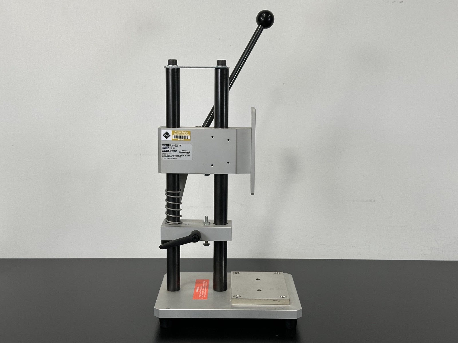 Imada NLV 220 C Manual Vertical Force Test Stand 220 lbf Capacity0