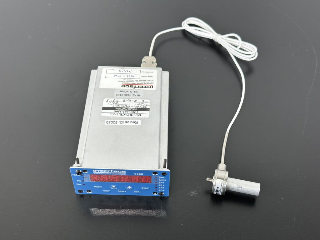 Interface 9860 1 REVB Advanced Force Measurement Indicator w/ Sensor1