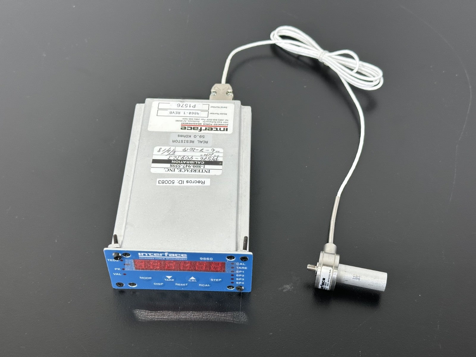 Interface 9860 1 REVB Advanced Force Measurement Indicator w/ Sensor1
