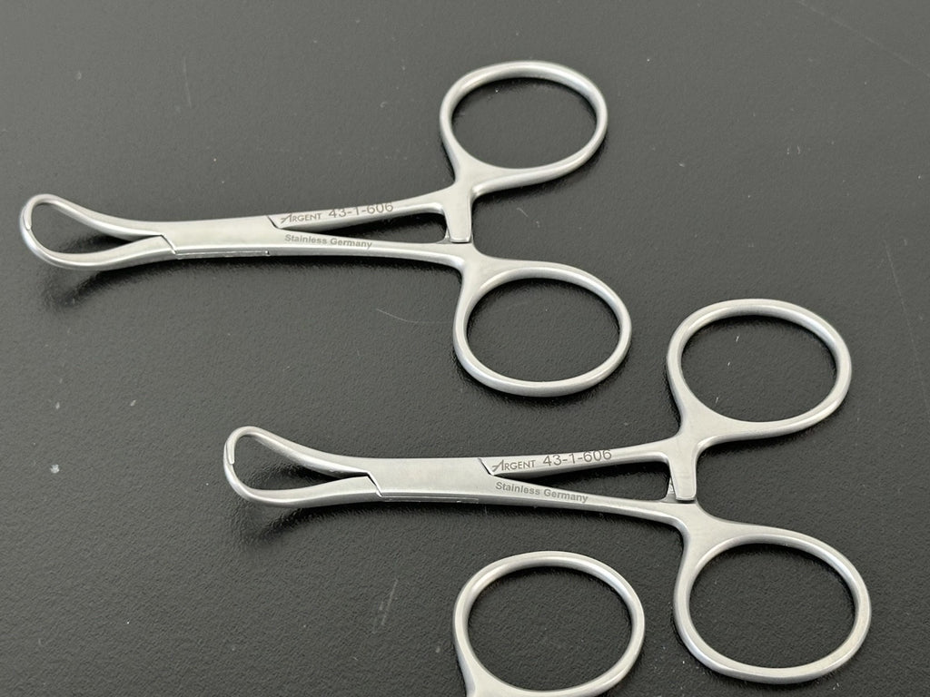 Lot of 4 Argent 43 1 606 Foerster Sponge Forceps Stainless3
