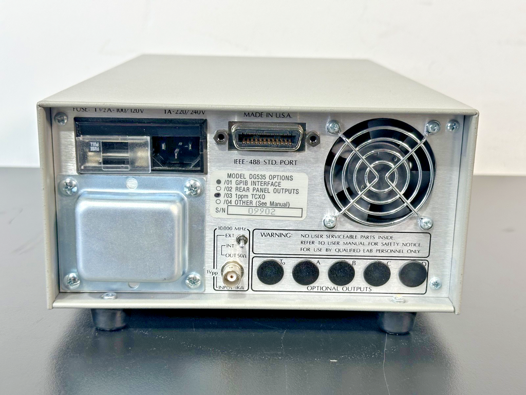Stanford Research Systems DG535 Digital Delay Pulse Generator Opt 01/03 Working3