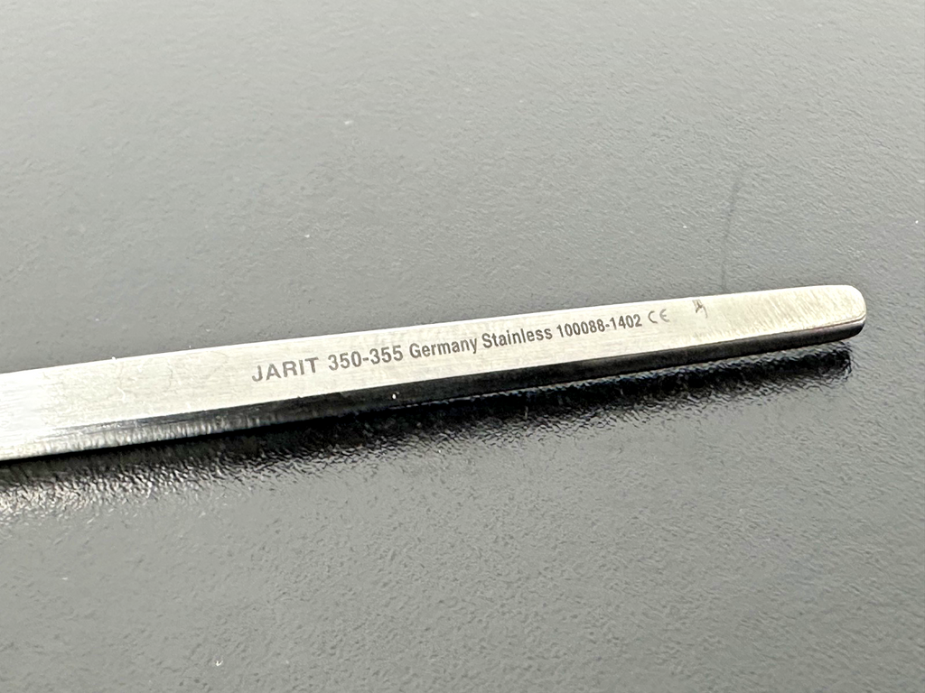 Jarit 350 355 Stevens Tenotomy Hook 6mm 4 7/8" Stainless Steel2