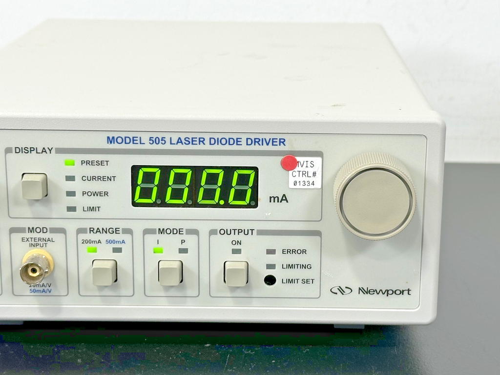 Newport Model 505 Laser Diode Driver 200mA 500mA w/ Keys Working2