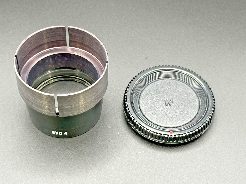 Large Optical Lens Assembly in Slotted Metal Mount with Caps2
