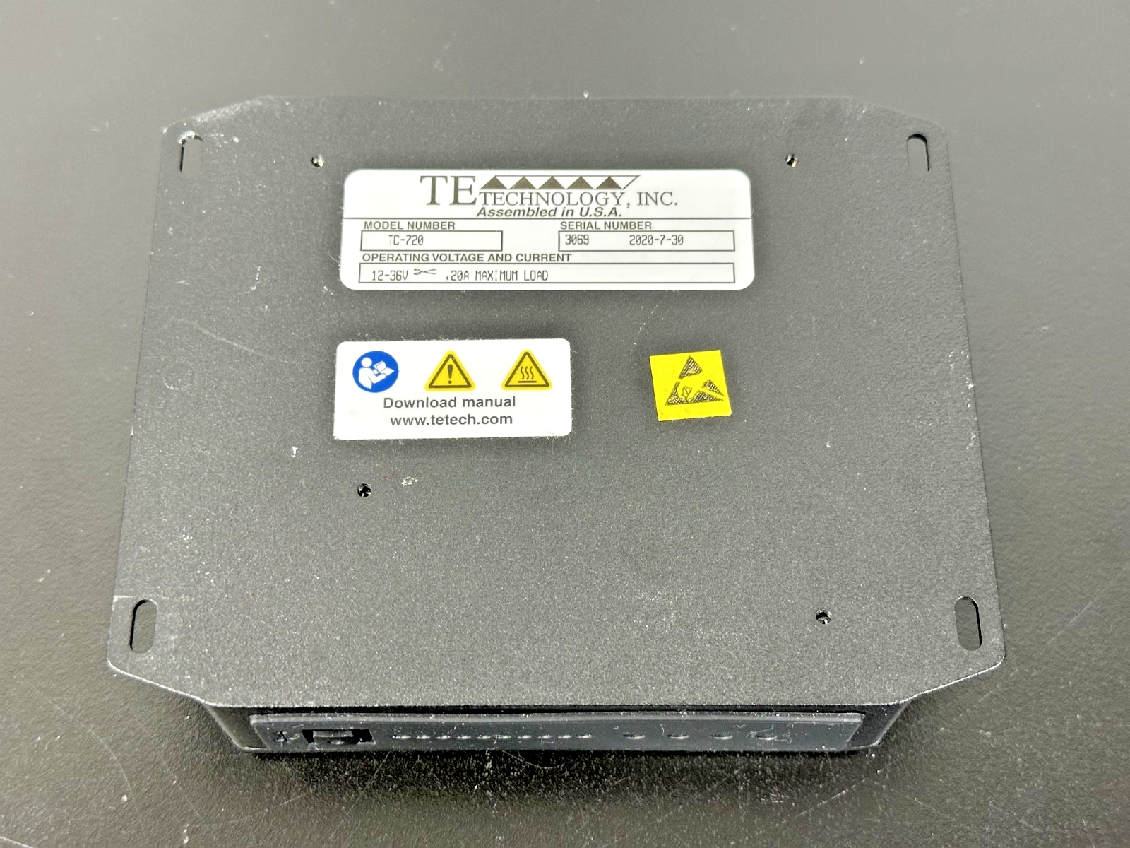 TE Technology TC 720 Thermoelectric Temperature Controller 12 36VDC 20A2