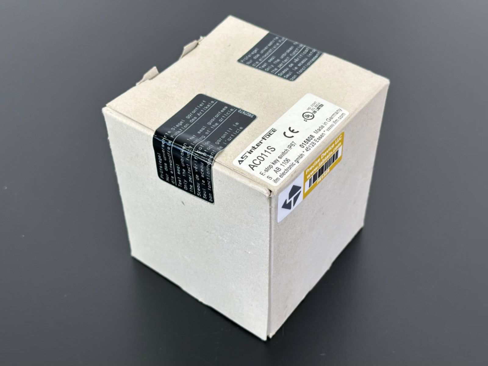 IFM AC011S AS Interface E Stop Key Switch IP67 Safety Switch New1