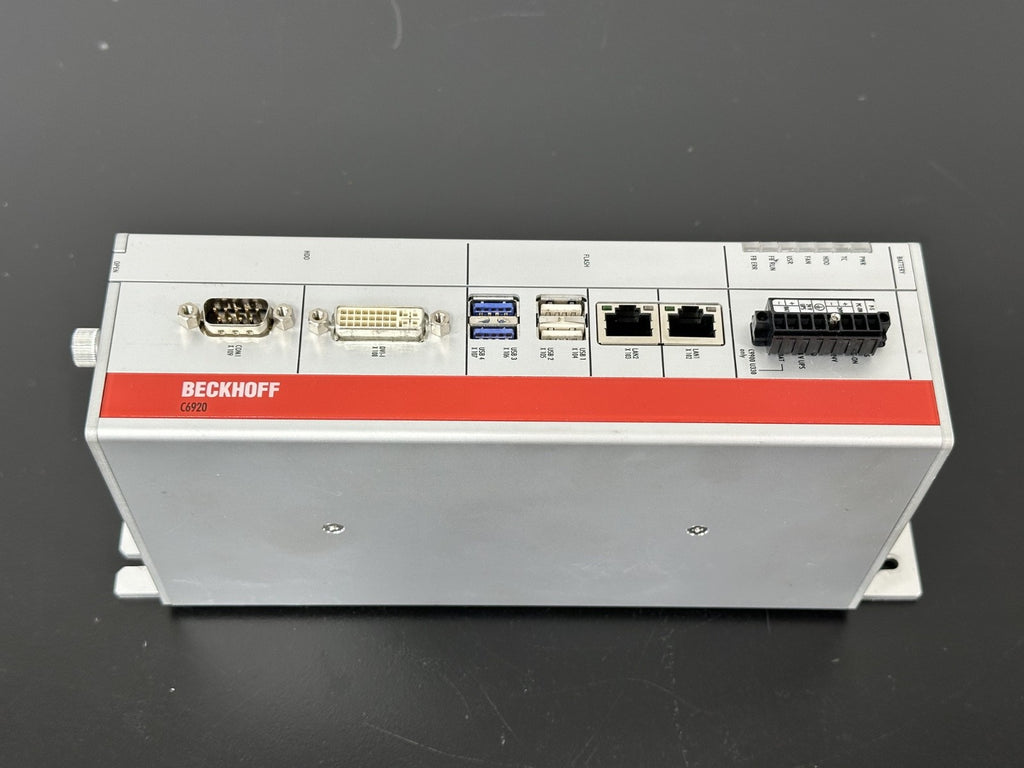 Beckhoff C6920 0050 Industrial PC i3 4100E 8GB RAM 320GB HDD 24VDC0