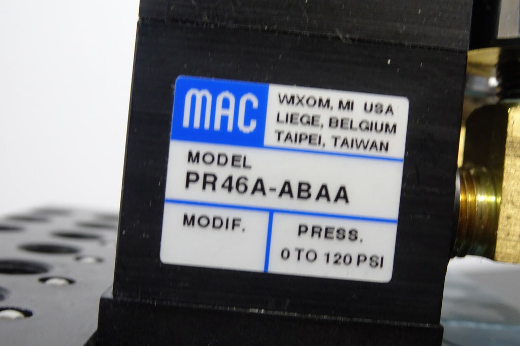 LOT Mac PR46A ABAA 36A J00 00 JACP 1FH Sandwich Regulator Pneumatic Valve6