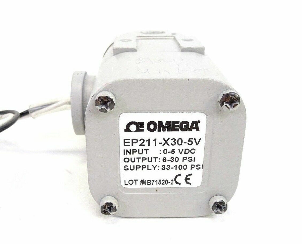 Omega EP211 X30 5V General Purpose Electropneumatic Transducers2