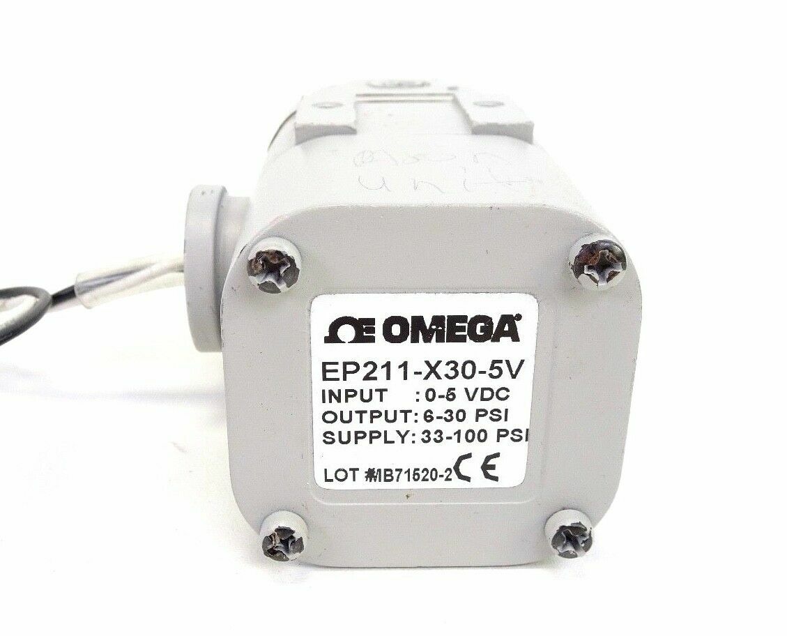 Omega EP211 X30 5V General Purpose Electropneumatic Transducers2
