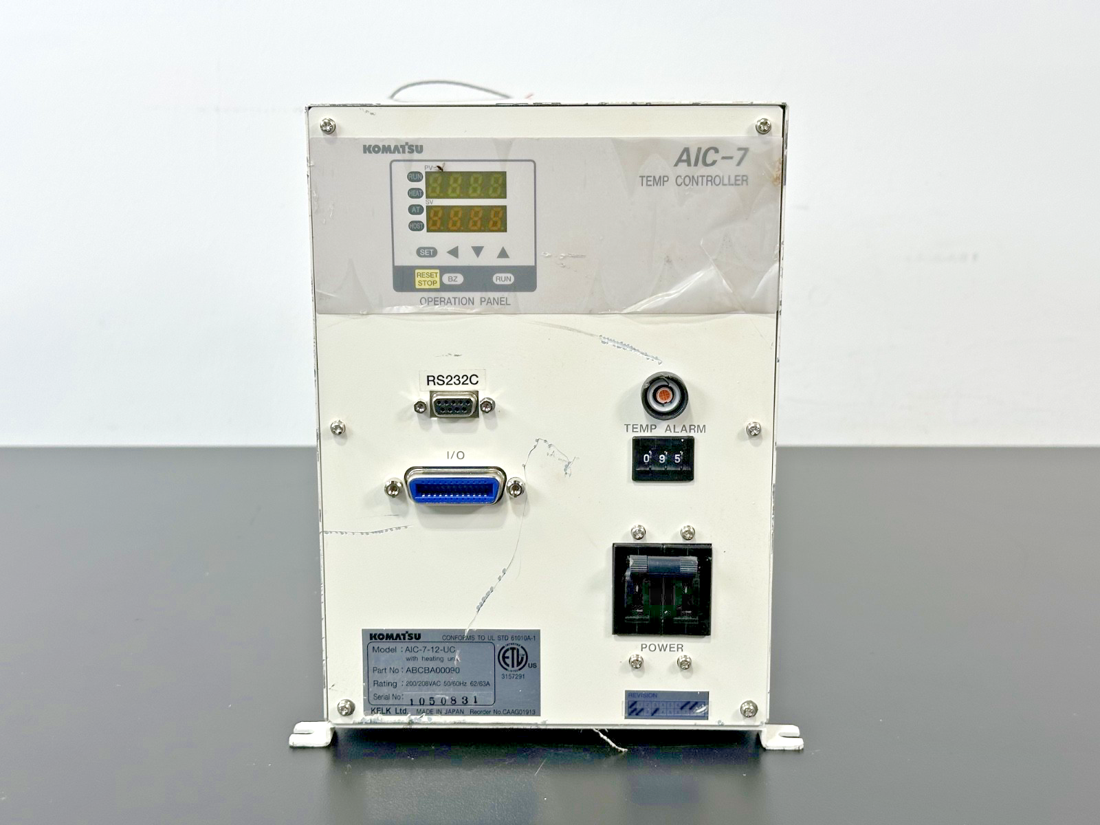 Komatsu AIC 7 12 UC ABCBA00090 Temperature Controller For Parts1