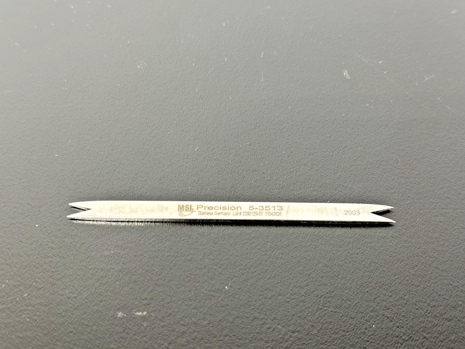 MSh Precision 5 3513 Double Ended Stainless Steel Saw Blade Germany0