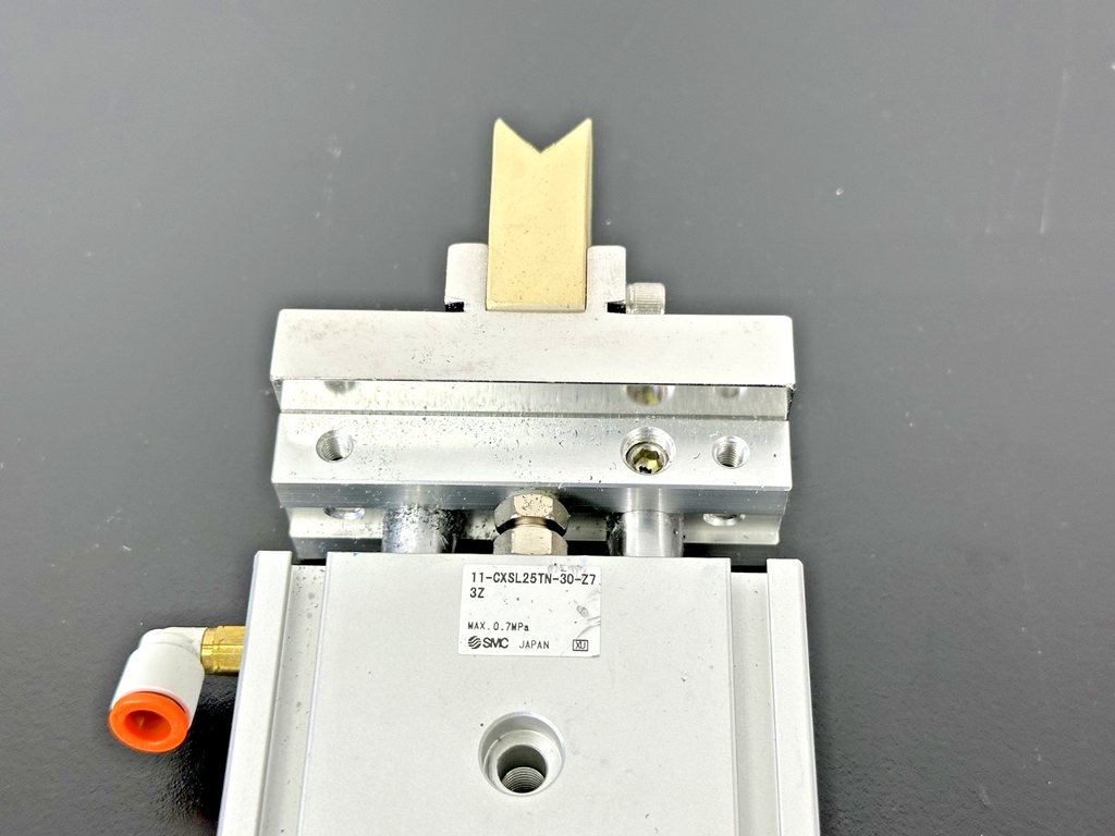 SMC 11 CXSL25TN 30 Z7 Dual Rod Pneumatic Cylinder Used Untested3