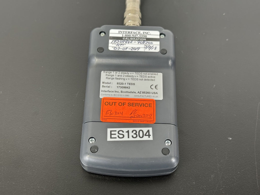 Interface 9320 1 TEDS Transducer Digital Indicator w/ Interface Load Cell Sensor4