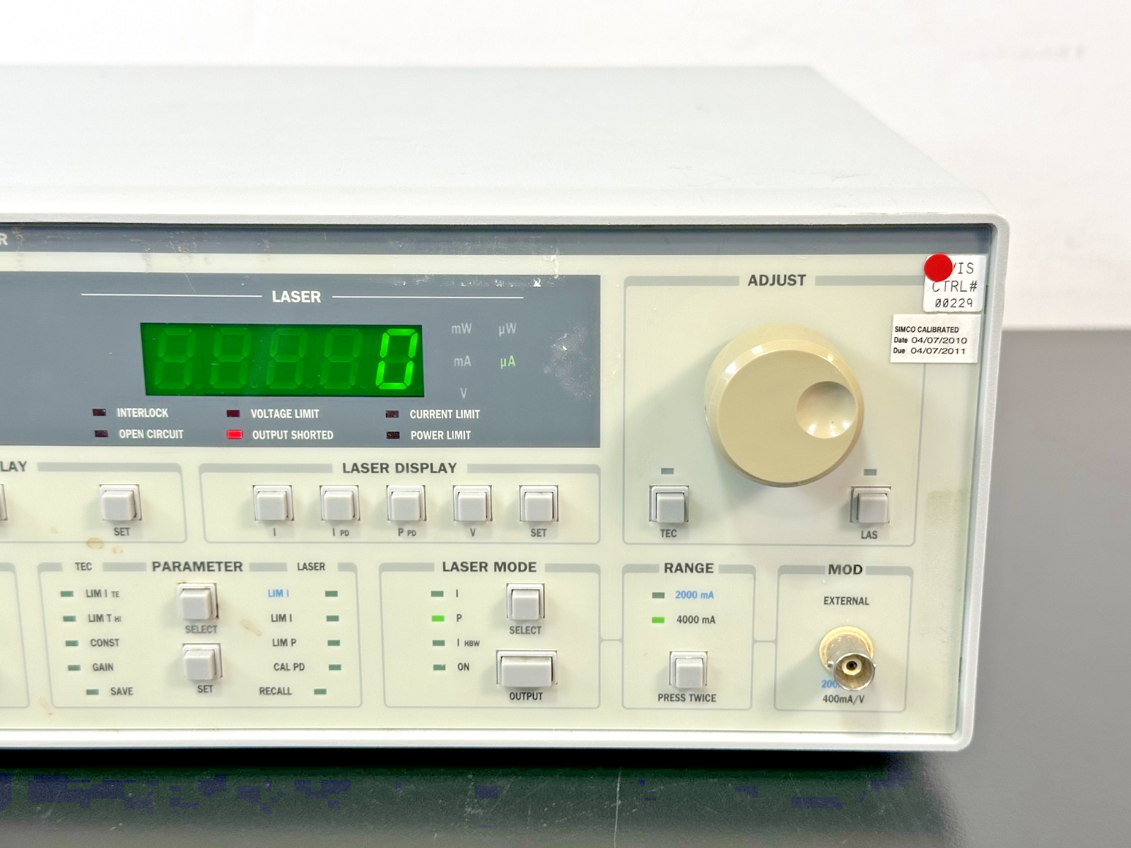 ILX Lightwave LDC 3744 2/4A Laser Diode Controller 32W TEC2