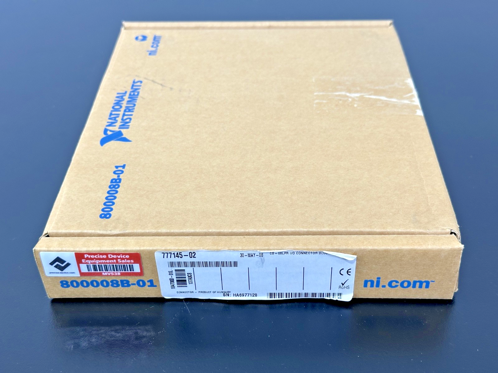 National Instruments NI CB 68LPR 68 Pin I/O Connector Block 777145 02 Open Box5