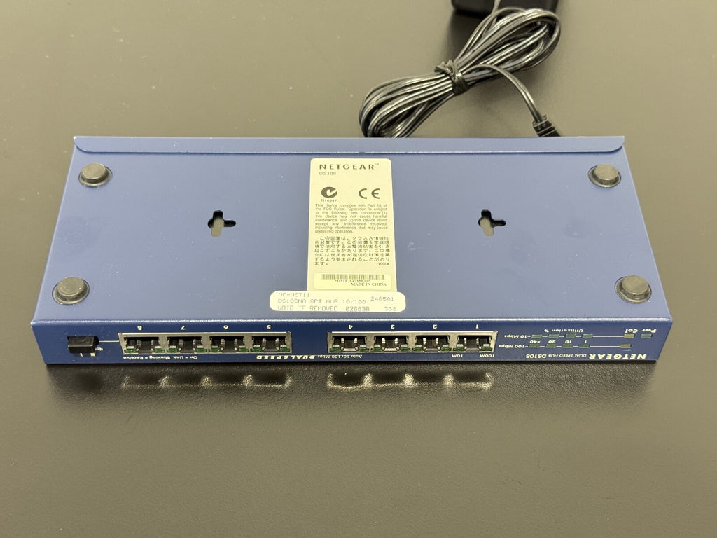 NETGEAR DS108 Dual Speed Hub4