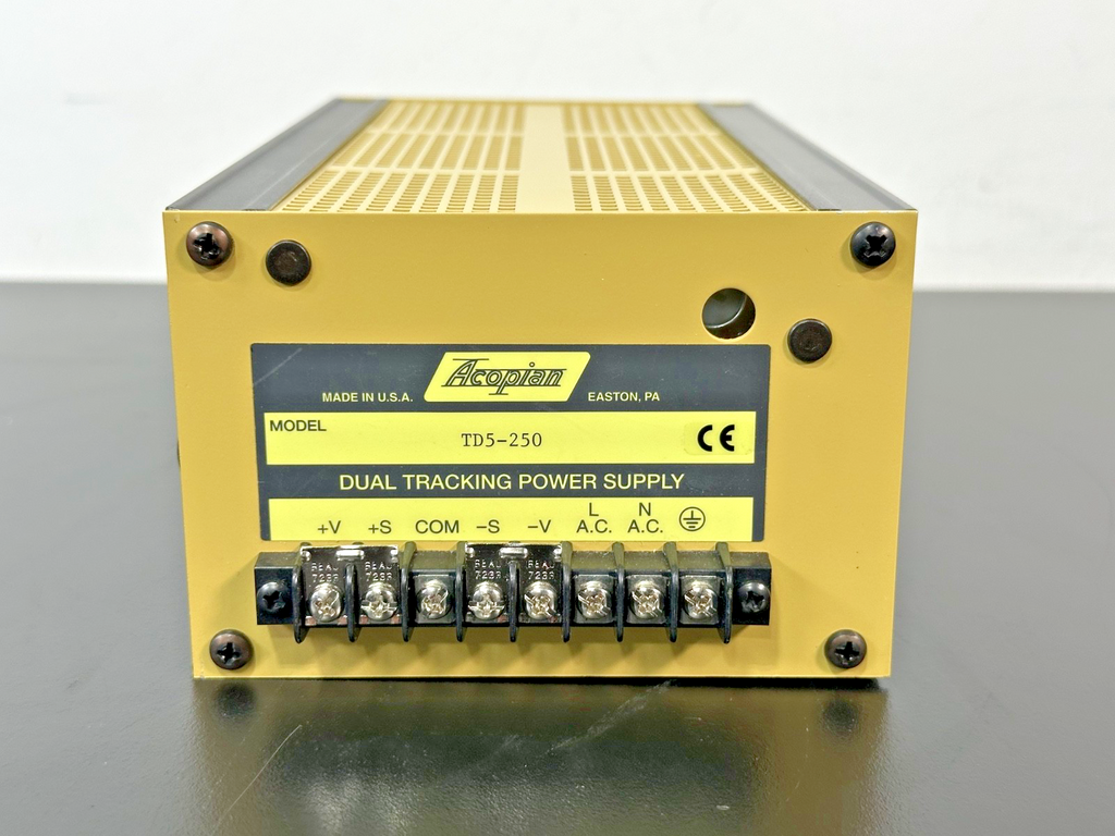 Acopian TD5 250 ±5V 2.5A Dual Tracking Power Supply Untested0