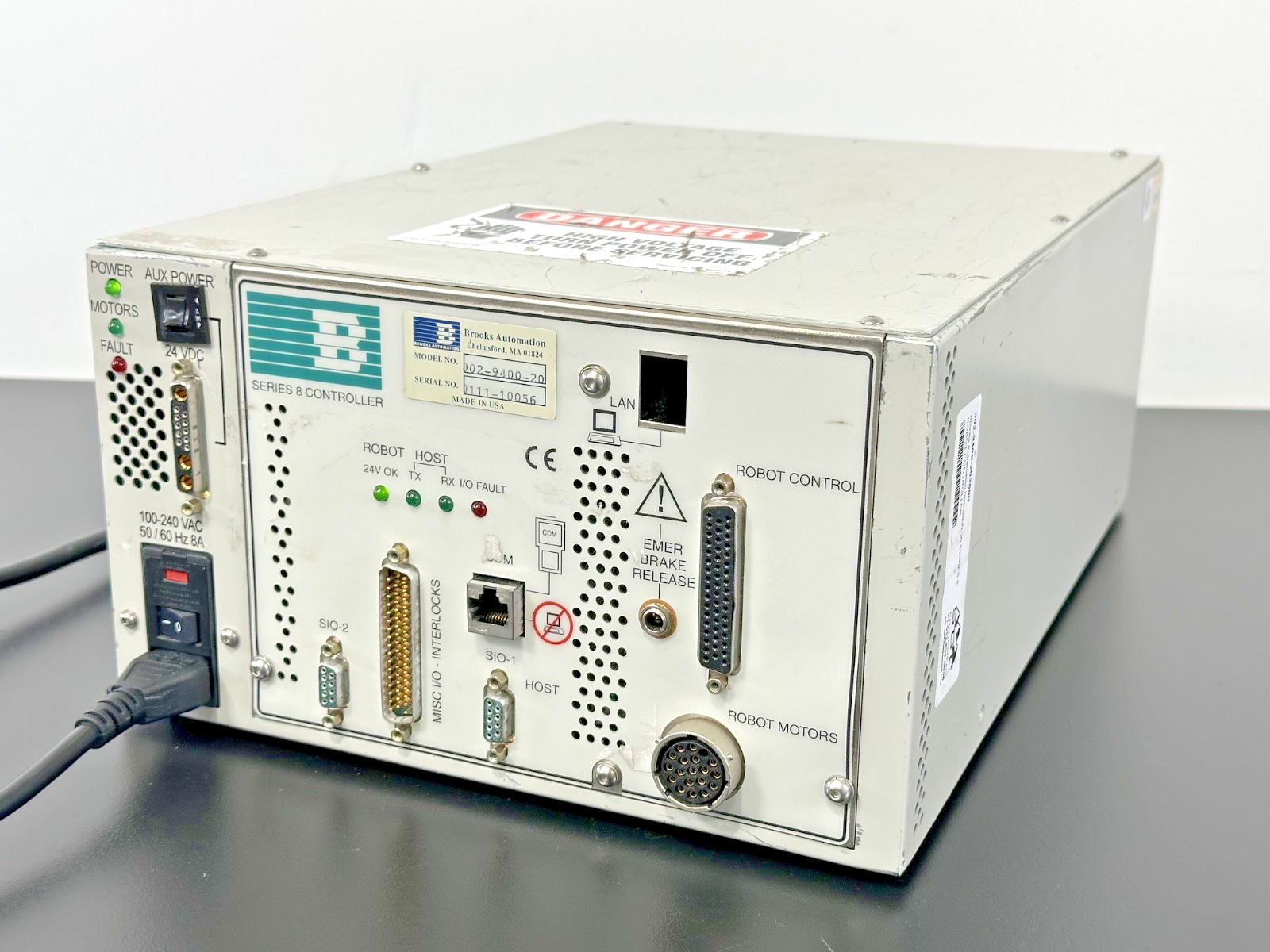 Brooks Automation Series 8 Robot Controller 002 9400 20 Semiconductor Robot1