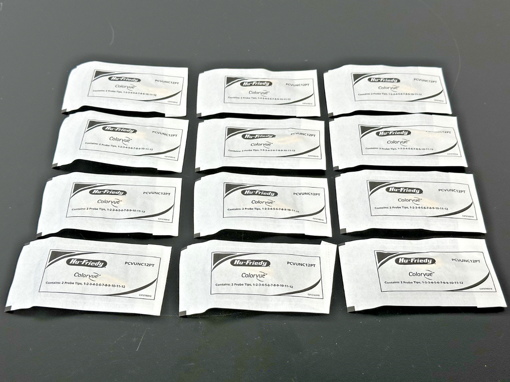 Hu Friedy PCVUNC12PT Colorvue UNC12 Dental Tips Lot of 24 New Open Box1