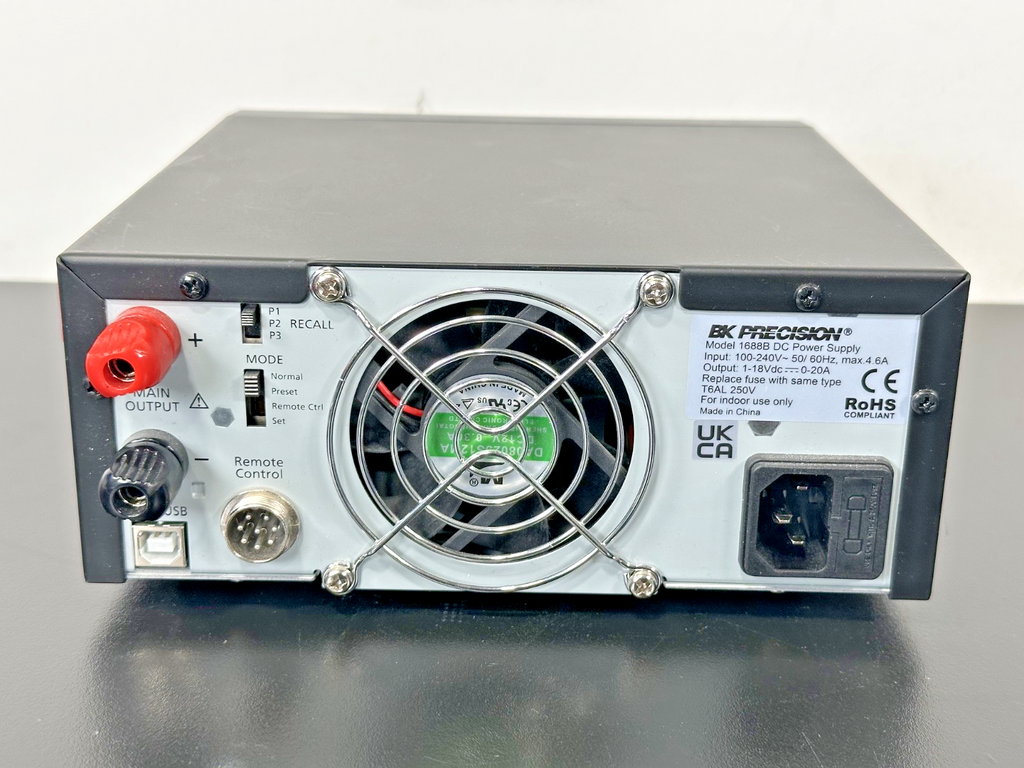 B&K Precision 1688B Switching DC Power Supply 1 18V 20A USB Powers On Working3
