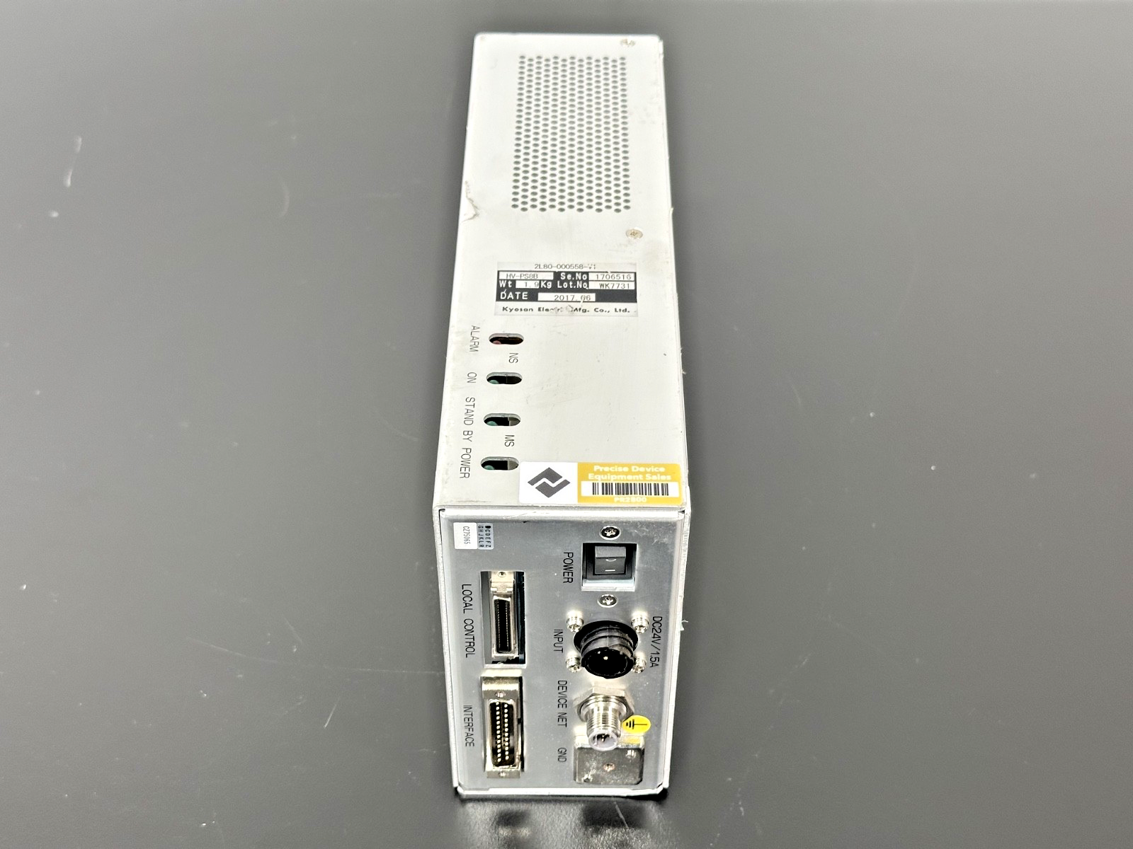 Kyosan Electric HV PS8B 2L80 000558 V1 High Voltage Power Supply TEL Used1