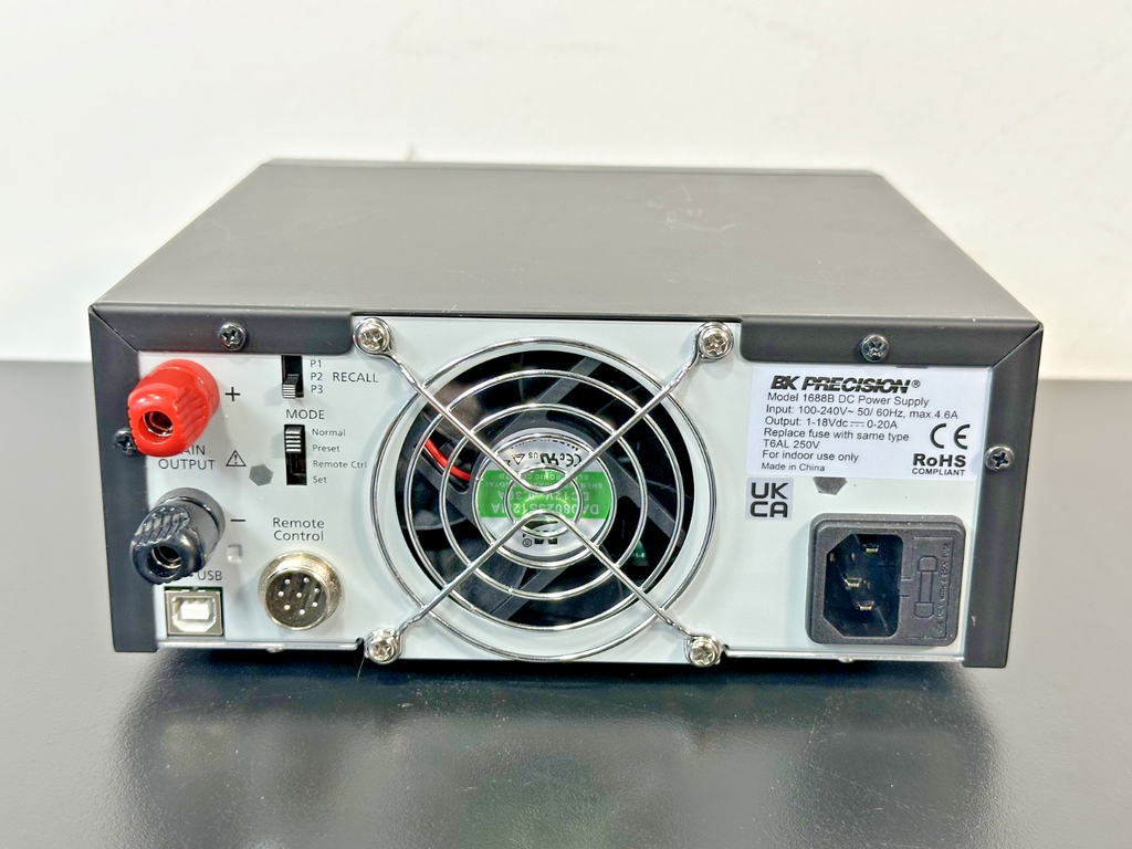 B&K Precision 1688B Switching DC Power Supply 1 18V 20A 360W Working1