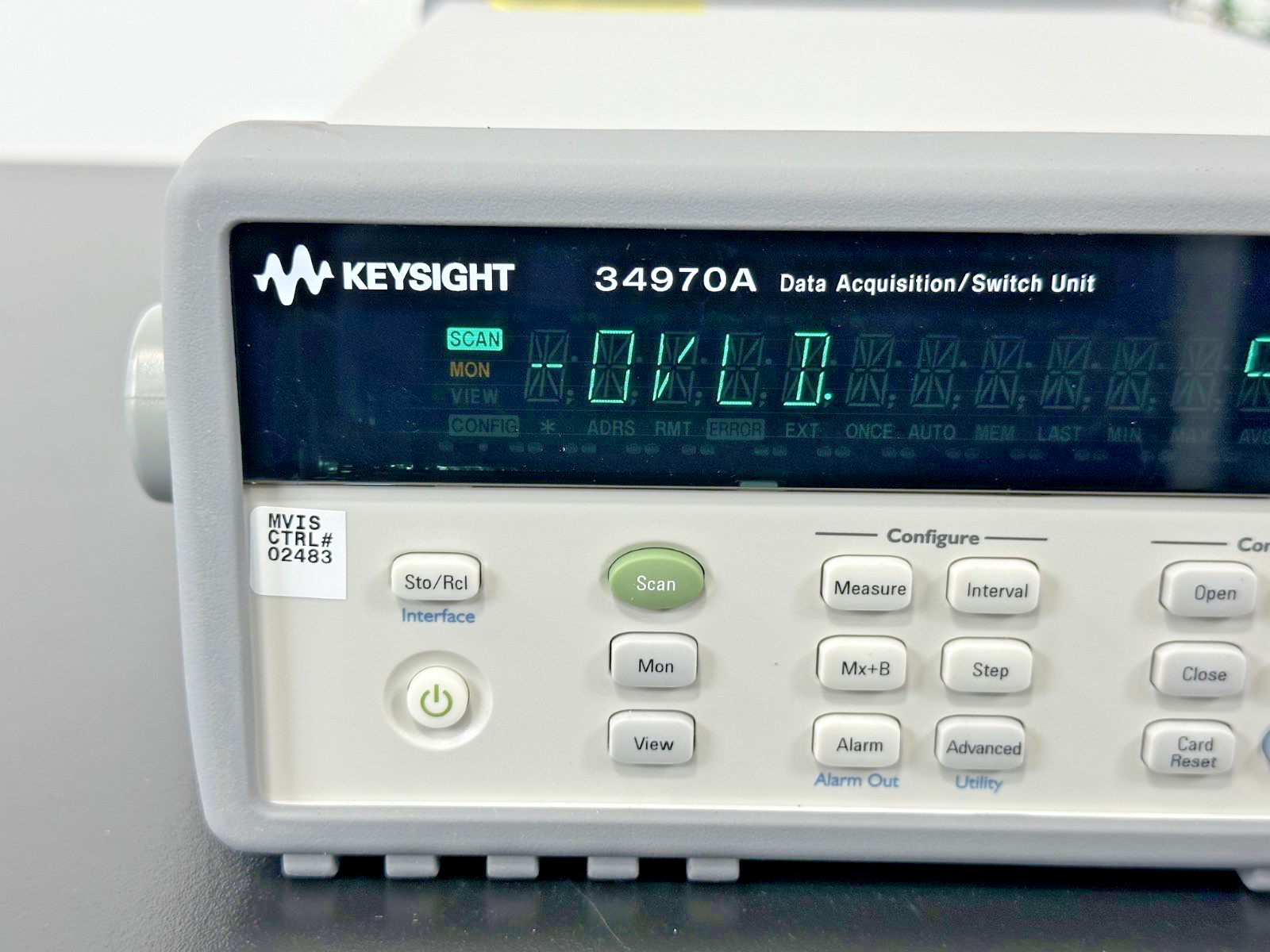 Keysight 34970A Data Acquisition Switch Unit w/ 3x 34901A Multiplexer Working1