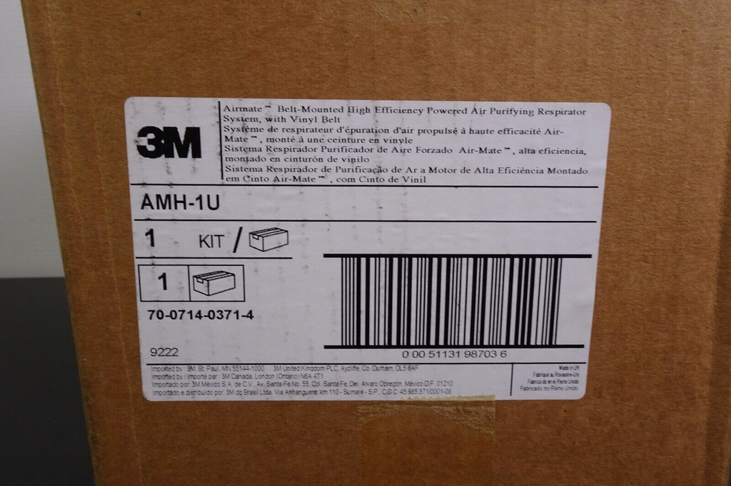 3M AMH 1U | 3M 520 03 63 AIR MATE HEPA Air Filter Unit w/ Battery & Hose8