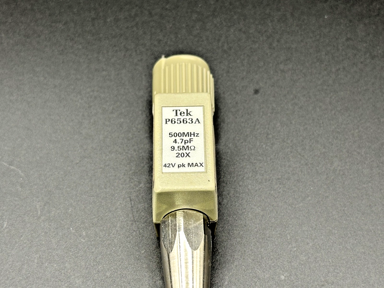 Tektronix P6563A 500MHz 20X SMD Oscilloscope Probe 4.7pF 42V1