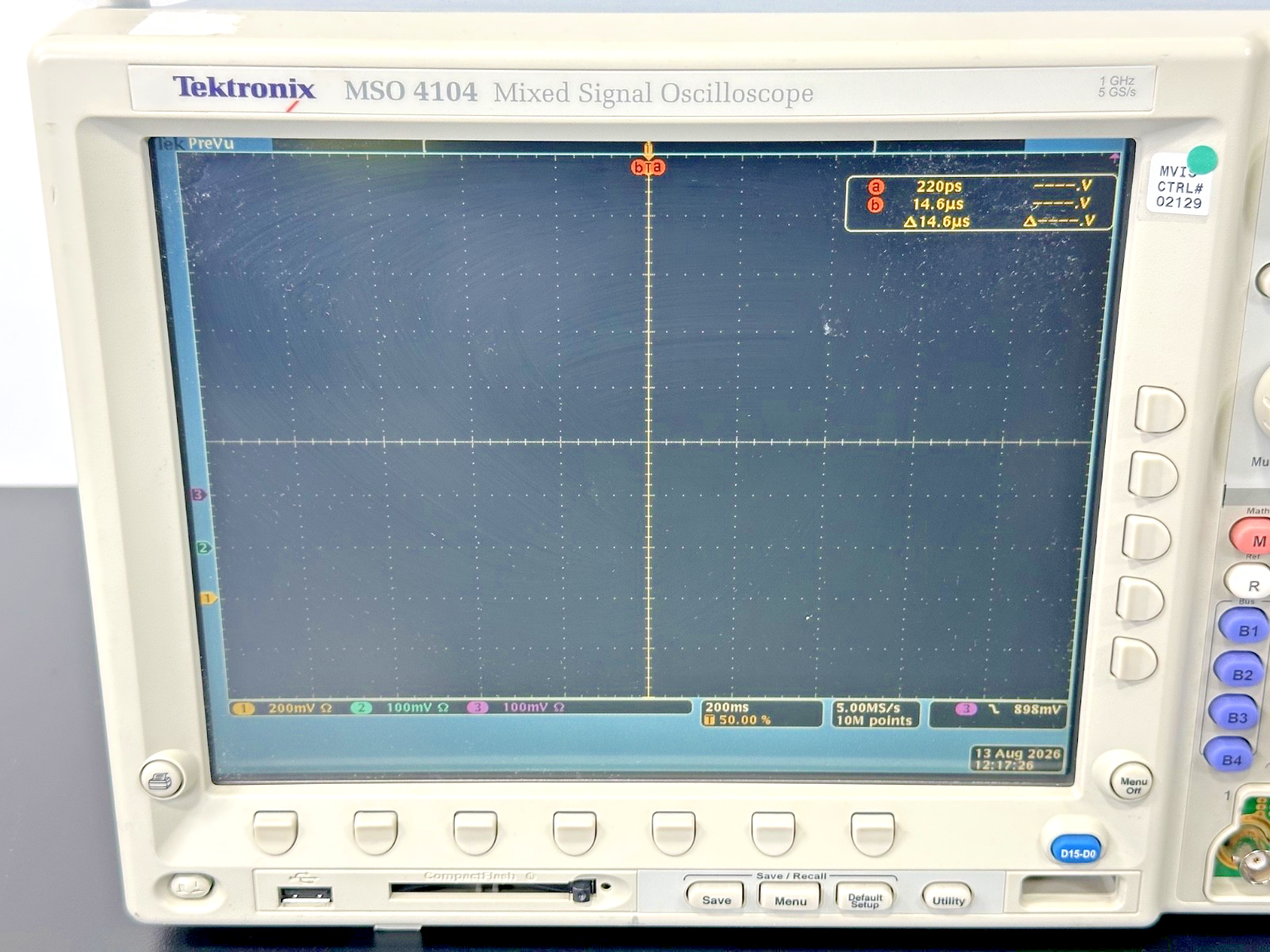 Tektronix MSO4104 1GHz 5GS/s 4+16 Channel Mixed Signal Oscilloscope  Working4