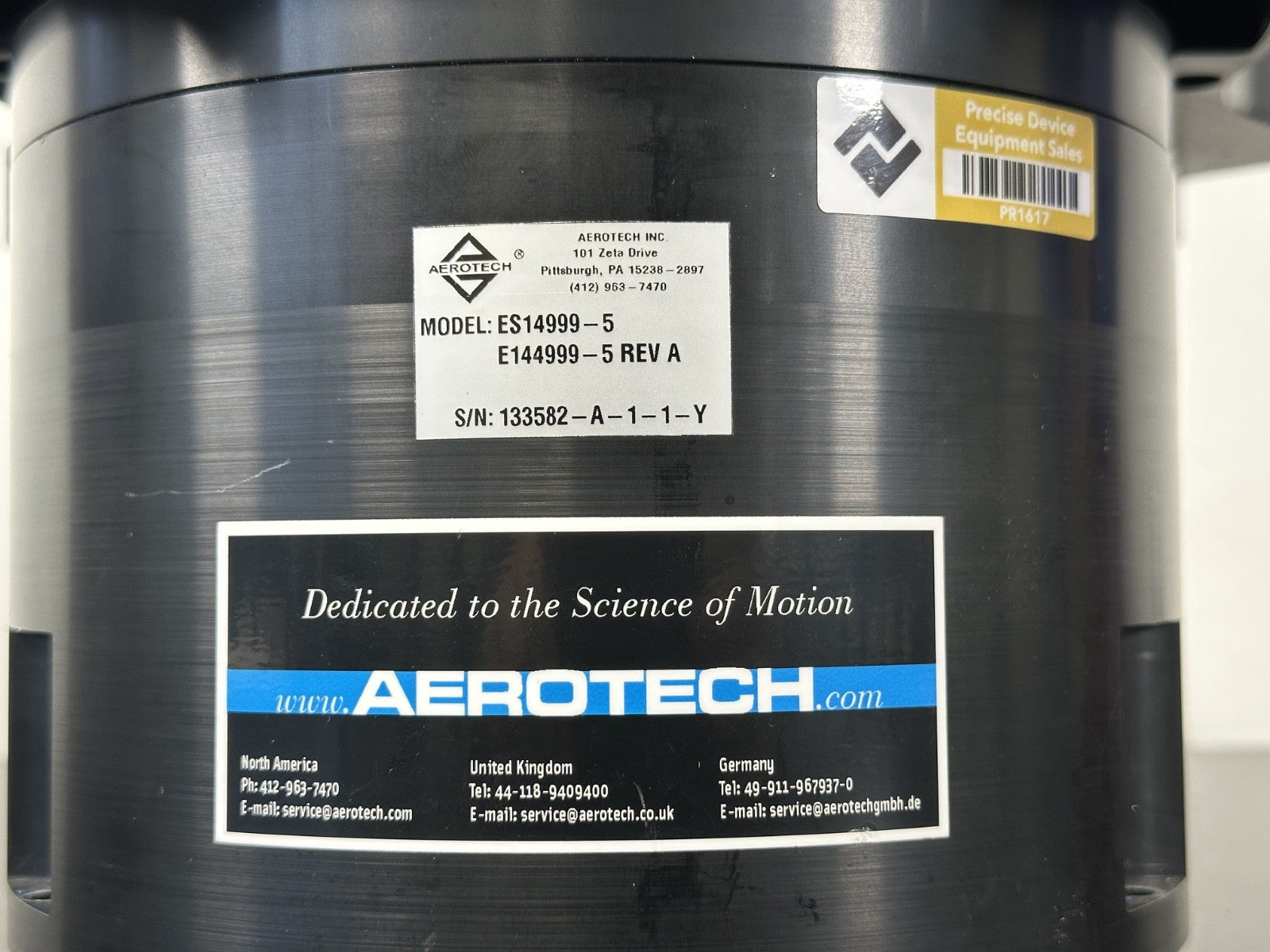 Aerotech ES14999 5 Precision Rotary Positioning Stage Motion Control1