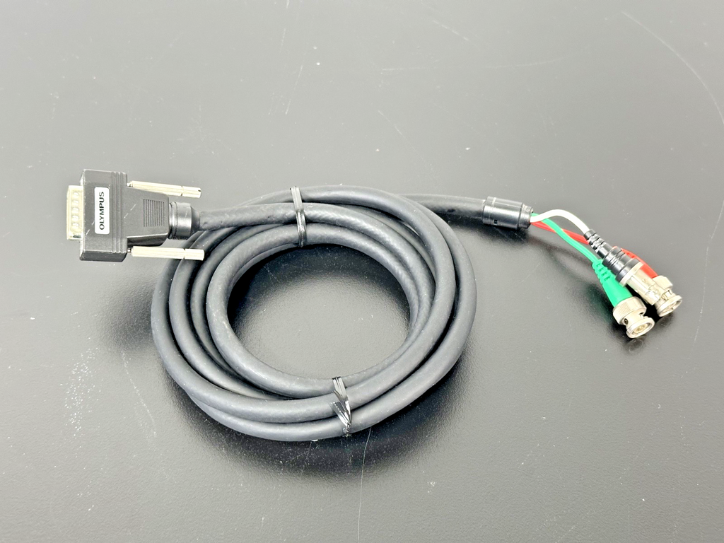 Olympus DSS 151 DB9 to Dual BNC Interface Cable Used Powers On0