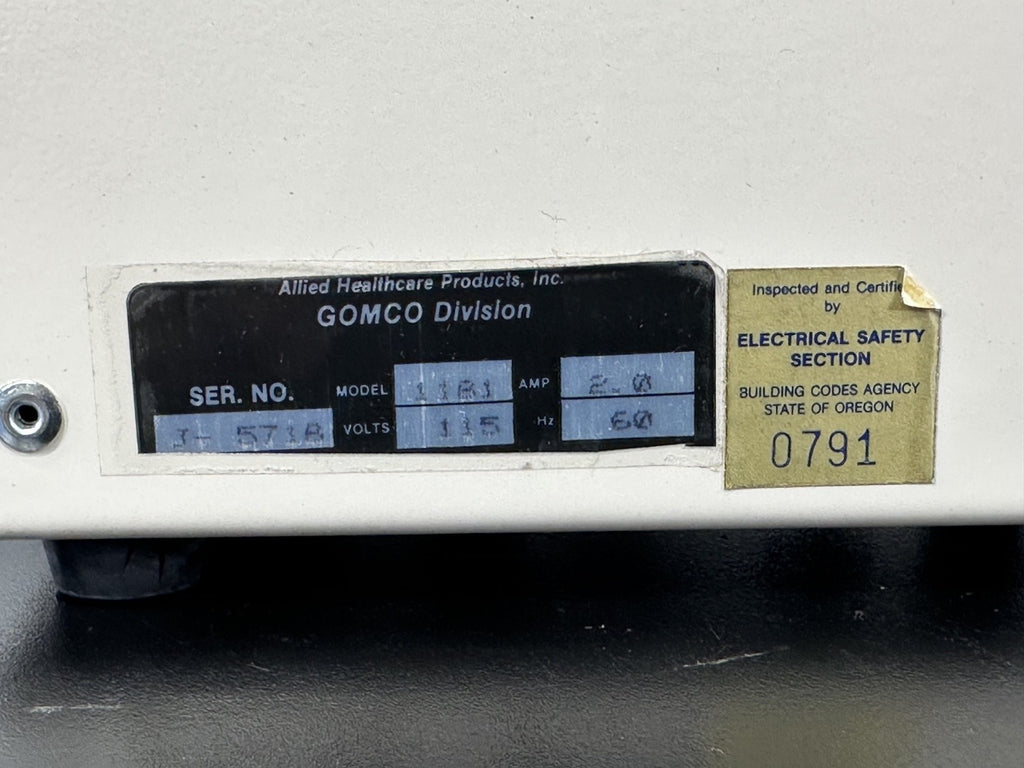 Gomco 1181 Medical Aspirator Surgical Suction Pump For Parts Not Working2