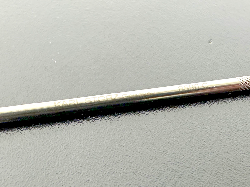 Karl Storz 8596C Kleinsasser 5mm 90° Blunt Laryngeal Hook 25cm2