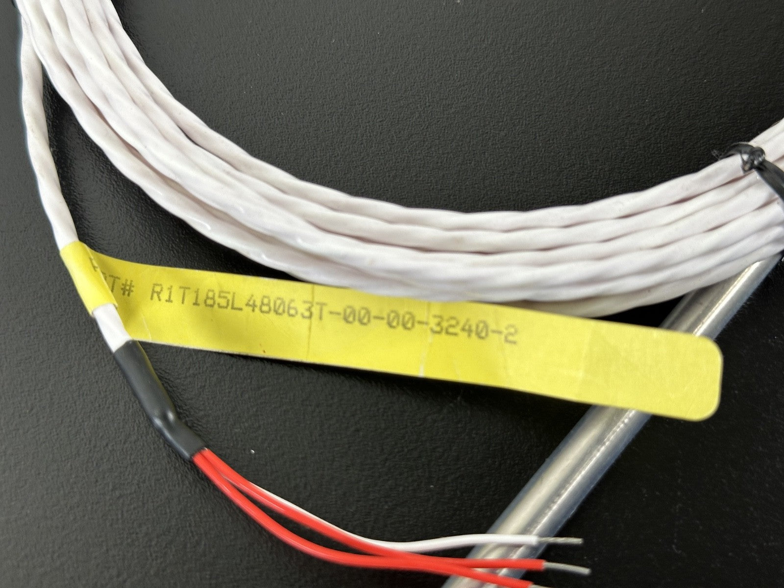 Industrial RTD Temperature Sensor Probe Stainless Steel 3240 2 48" Lead3