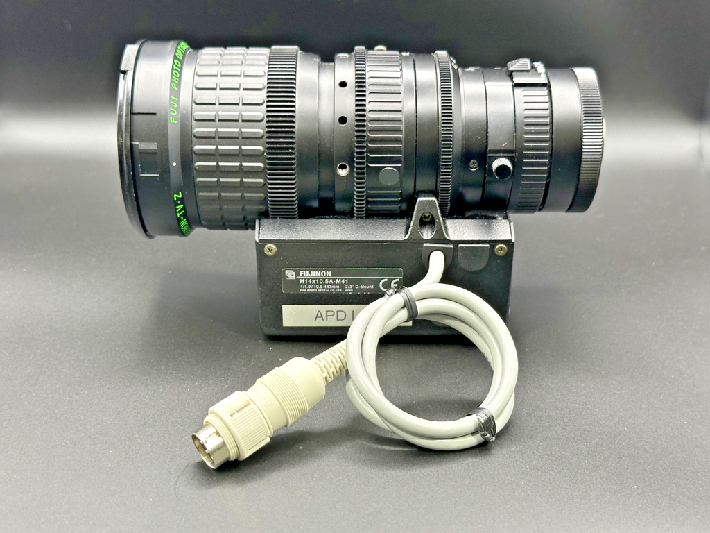 Fujinon H14x10.5A-M41 10.5-147mm 14x Motorized Zoom C-Mount Lens0